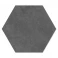 Hexagon Klinker Vintage Classic Grå 25x22 cm Preview